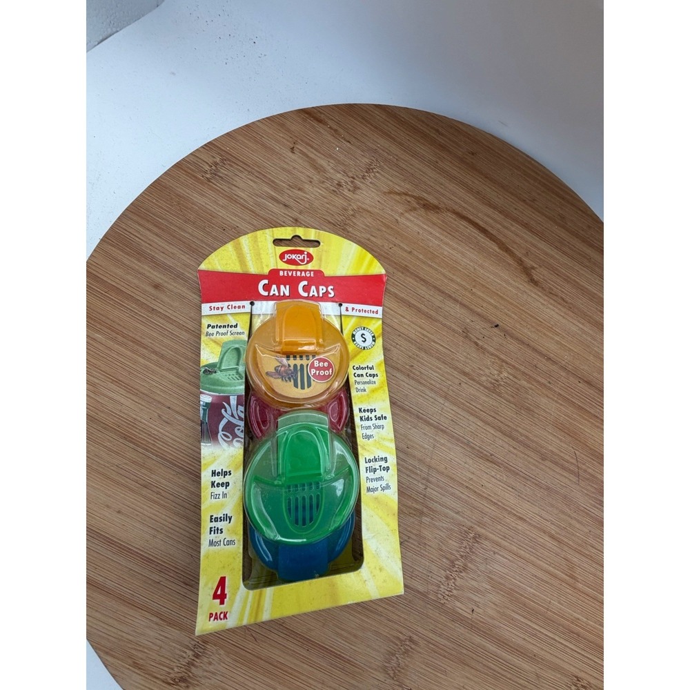 Jokari Deluxe Can Caps, 4 Pack 4-Pack Multi